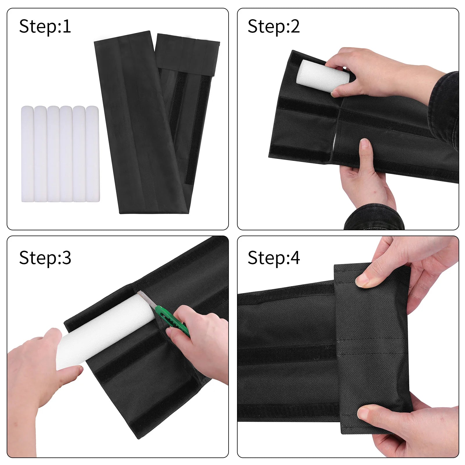Large Door Draft Stopper for Bottom of Doors 30/32/36” Under Door Sweep Noise Blocker Gap Stoppers Door Seal Guard Draft Stopper Peaceful Pleasures Health and Wellness