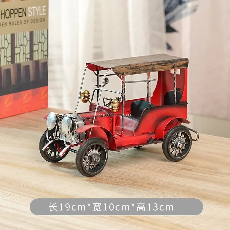 Mini Iron Pedal Small Motorcycle Model Handmade Ornaments Creative Small Moto Statue Miniatures Art Crafts Decoration Kids Gift Peaceful Pleasures Health and Wellness