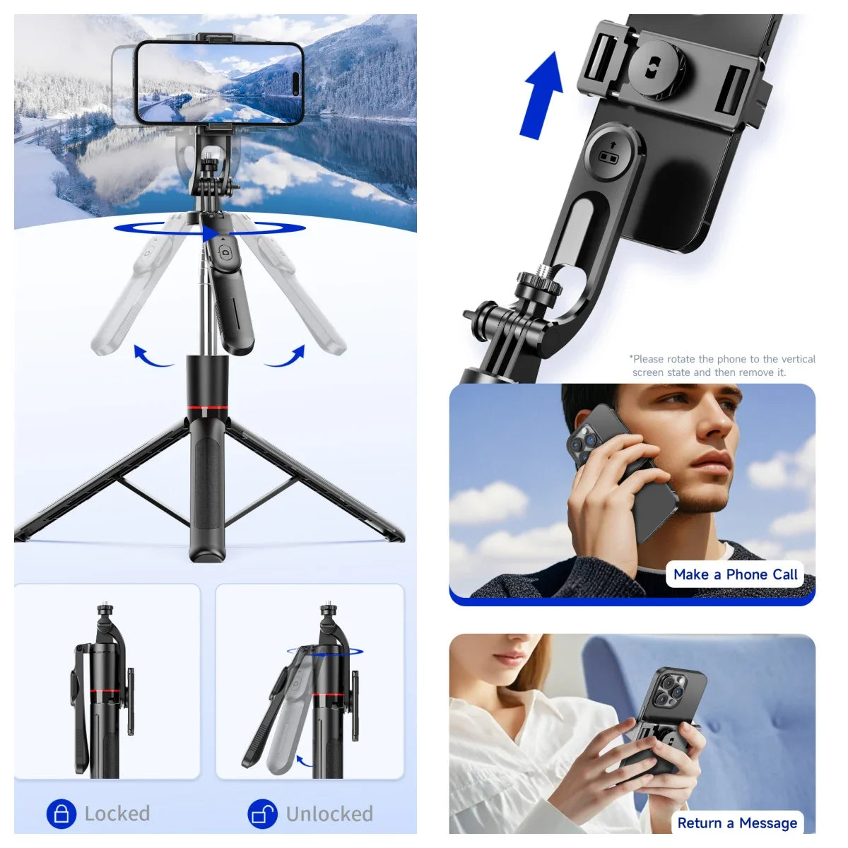 Selfie Stick 1.7 Meter Ultra Long Stretch Portable debounce Phone Holder Bluetooth Remote With Fill light Tripod Stand For Live Peaceful Pleasures Health and Wellness