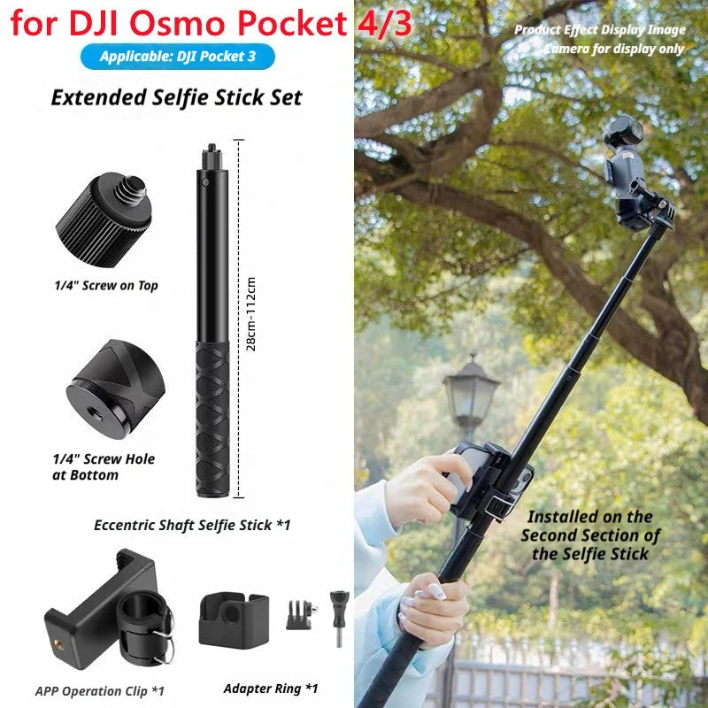 DJI Osmo Pocket 3/4 Accessories Kit – Case, Tripod & Mount