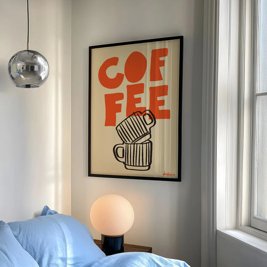Espresso Minimalist Canvas Wall Art Print | Coffee Home Decor Canvas Wall Art Peaceful Pleasures Health and Wellness
