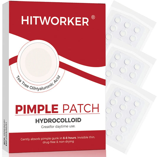 Invisible Waterproof Hydrocolloid Acne Patches – All Skin Types Acne Patch Peaceful Pleasures Health and Wellness