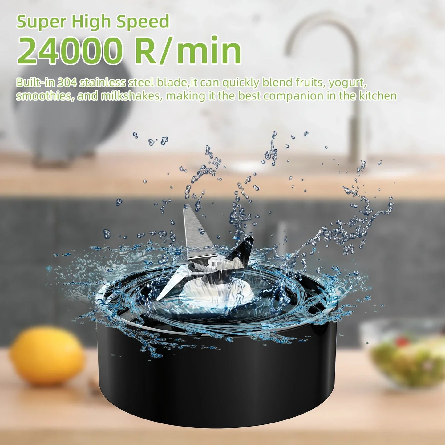 BioloMix 700W 3-in-1 Portable Food Processor, Blender & Dry Grinder Kitchen Appliance Peaceful Pleasures Health and Wellness