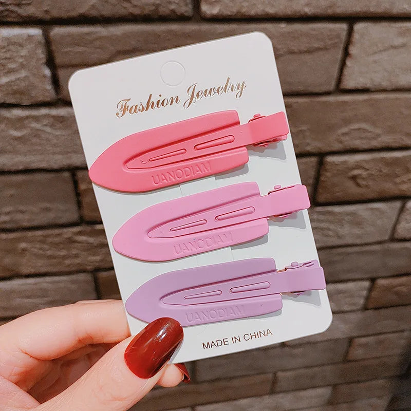 No-Dent Mini Alligator Hair Clips 3PCS | Hypoallergenic Edge Control