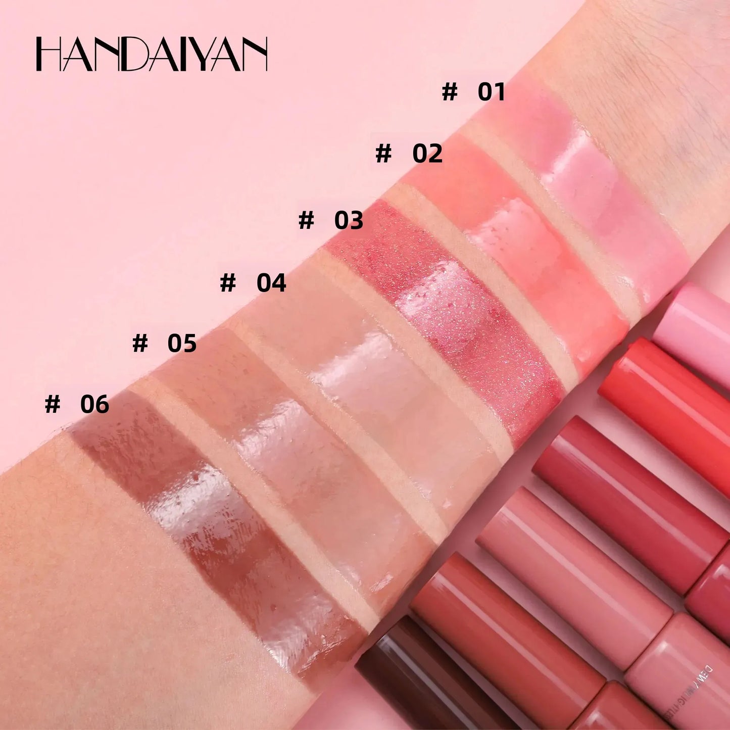 Handaiyan Pearlescent Hydrating Lip Glaze – Glass Shine Gloss