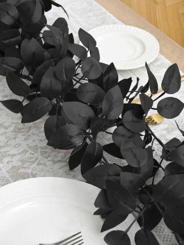 Artificial Vine Rattan Leaves | Wedding, Halloween & Home Decor