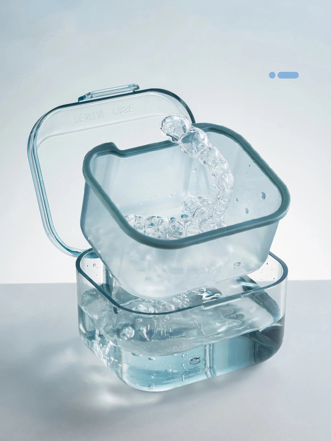 1PCS Portable Invisible Braces Box For Storing Orthodontic Appliances Braces Ceaning Box and Storage Box Peaceful Pleasures Health and Wellness