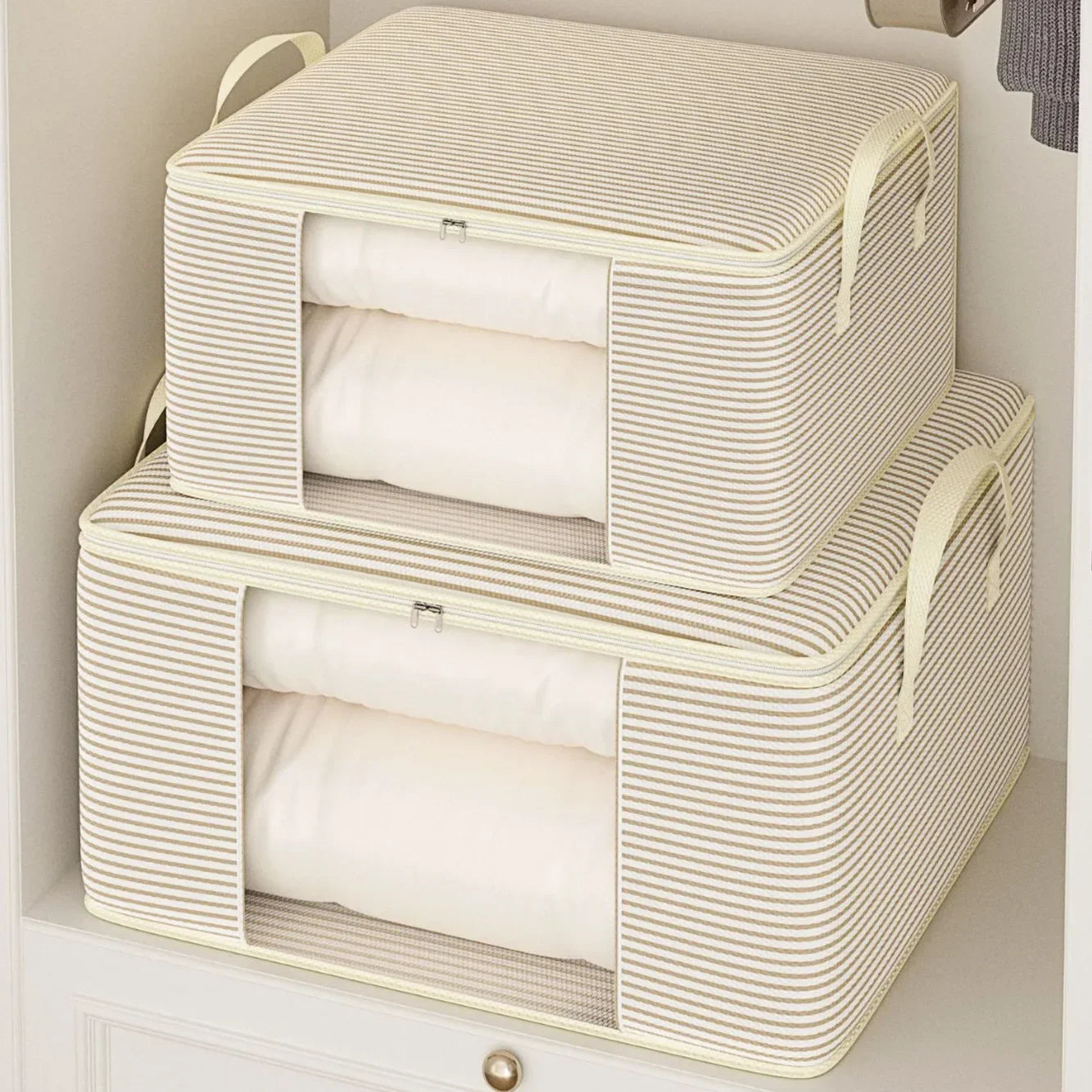 Large Comforter Storage Bag – Foldable Mothproof Organizer