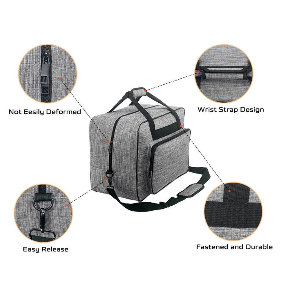 Portable Sewing Machine Carrying Bag – Dustproof Protective Case with Storage Pockets for Threads & Accessories Peaceful Pleasures Health and Wellness