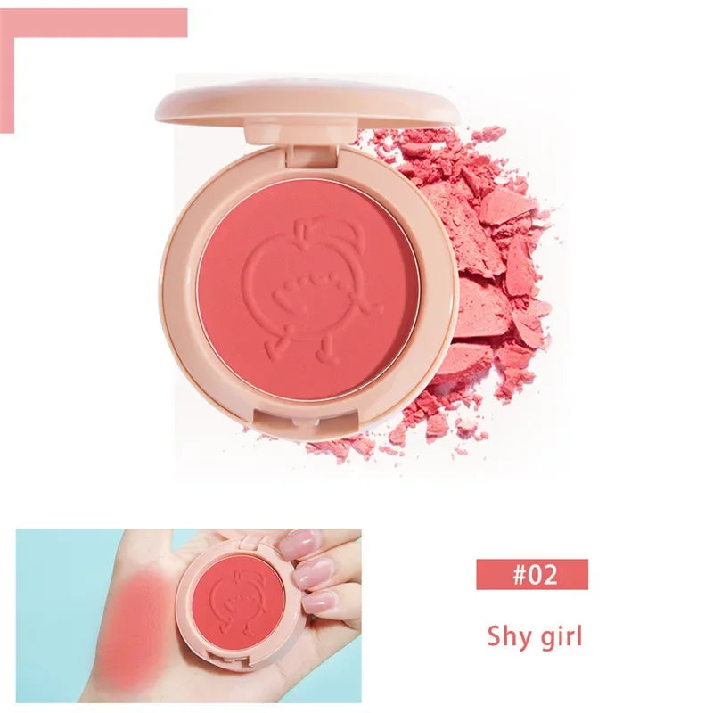 IFANYUO 6-Color Mineral Blush Palette | Matte & Shimmer Cheek Tint