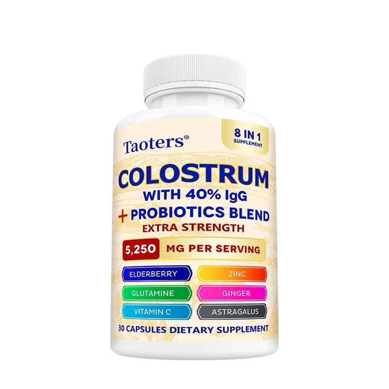 Grass-Fed Colostrum 40% IgG + Probiotics – Gut & Immune Support