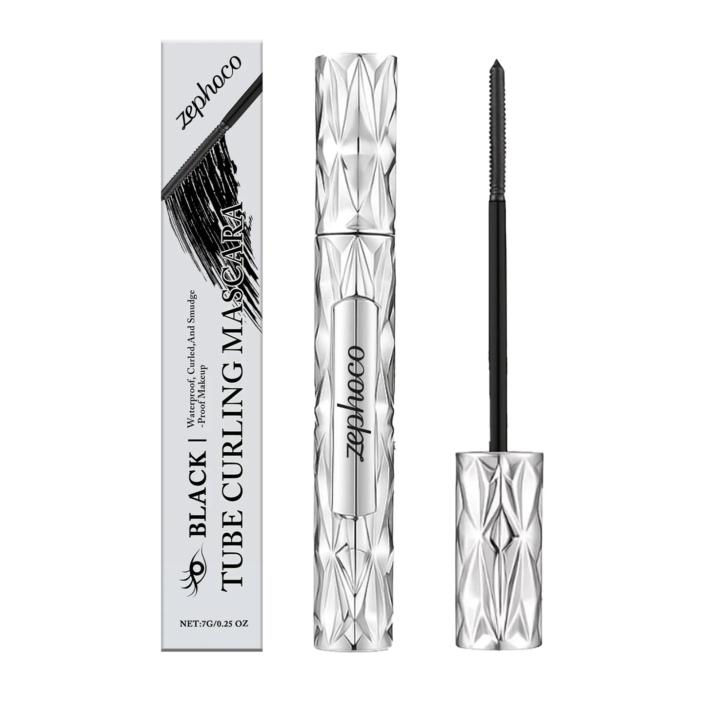 Zephoco Curling Black Mascara – Lengthening & Volumizing 7g