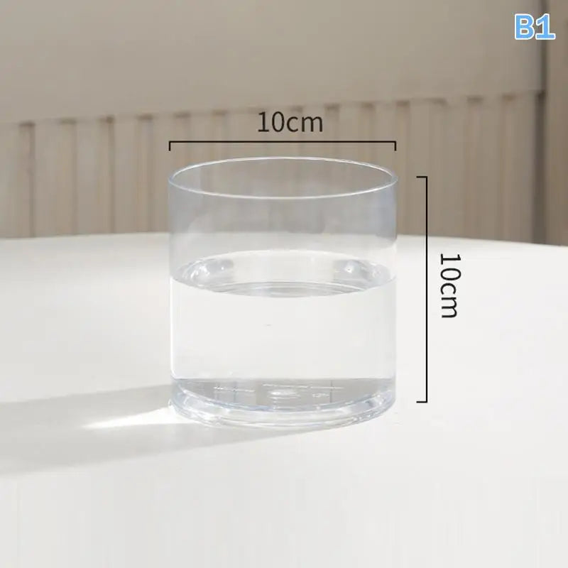 Transparent Acrylic Plant Pot | Square & Round Bonsai Planter
