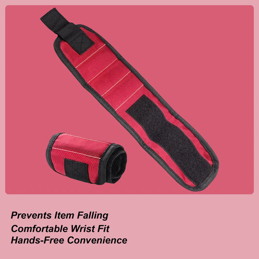 Magnetic Wristband Compact Magnetic Magnetic Storage Wristband Small Tool Belt For Father Boyfriend Grandfather Uncle Husband Peaceful Pleasures Health and Wellness China Mainland