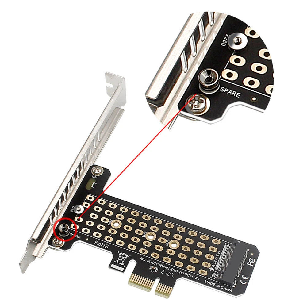M.2 NVMe to PCIe 4.0 X1 Expansion Card 32Gbps for M Key SSD Peaceful Pleasures Health and Wellness