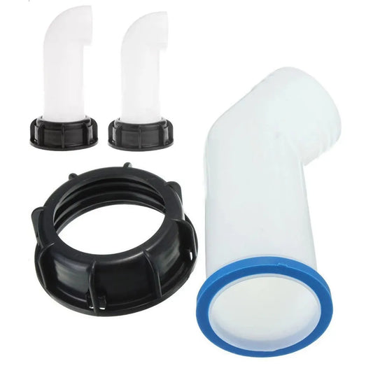 Extension Drain Spout Hose IBC Water Tank Nozzle Tap Cap Valves Peaceful Pleasures Health and Wellness