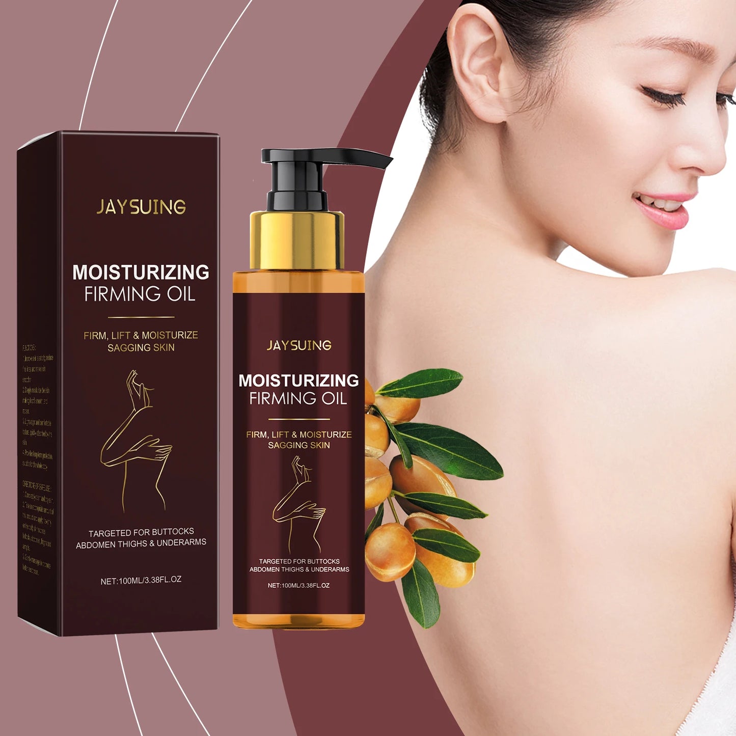 Tightening Moisturizing Oil Enhance Skin Elasticity Deep Lifting Improve Skin Sagging Relaxing Reduce Dryness Body Treatment Oil Peaceful Pleasures Health and Wellness