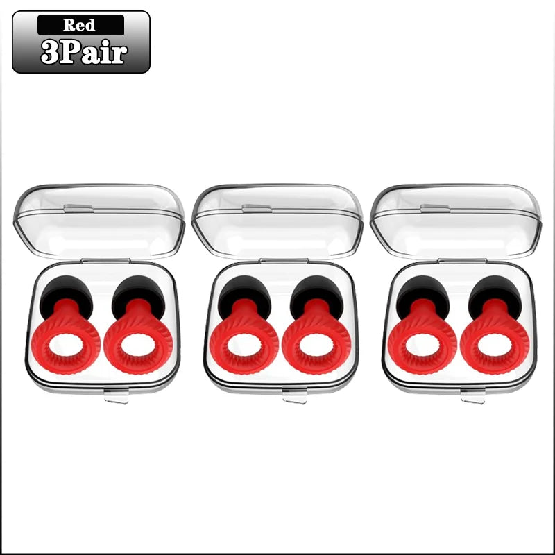 Silicone Noise Blocking Earplugs for Sleep & Study – 20 Pairs