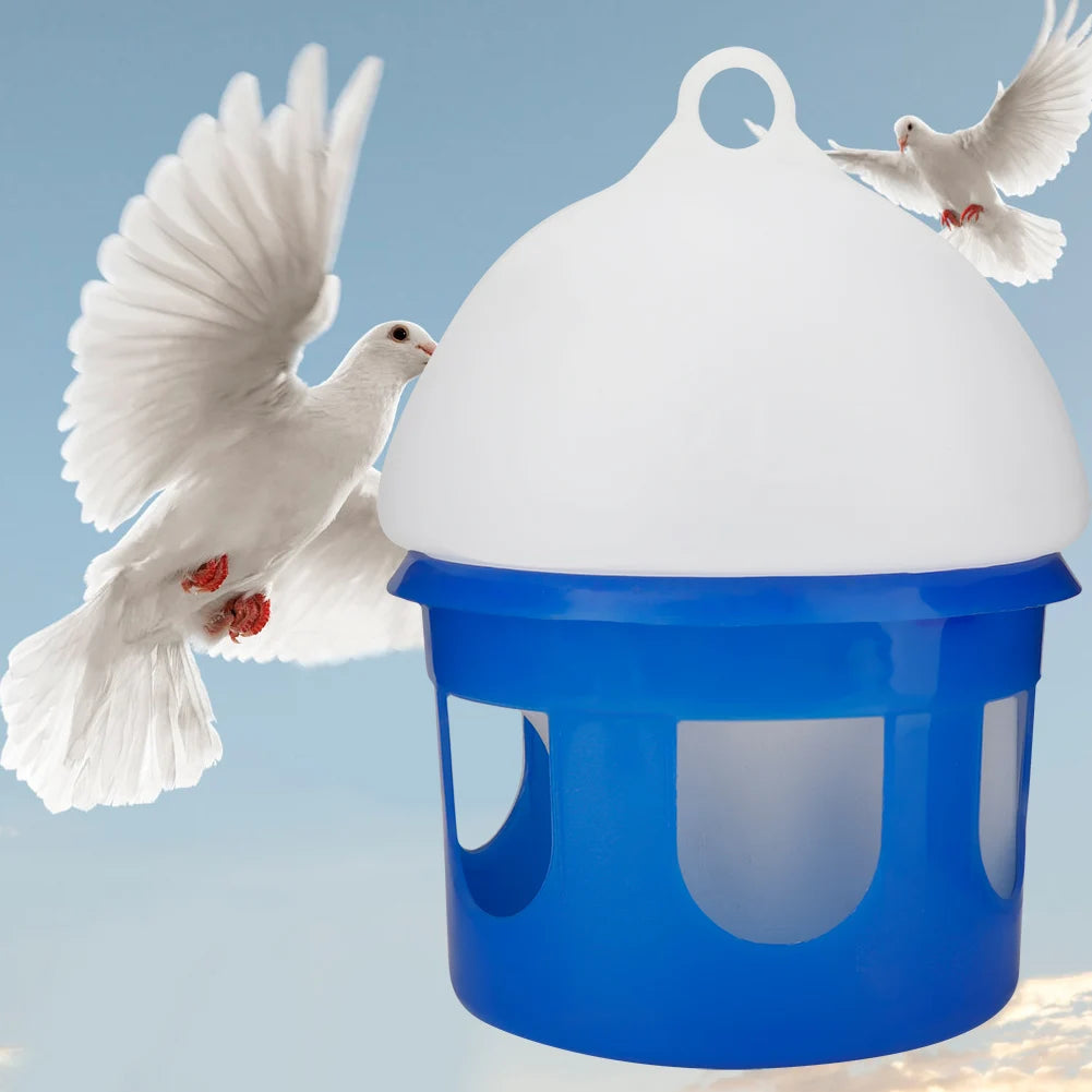 Large Capacity Automatic Bird Pigeon Feeder Water Dispenser Waterer