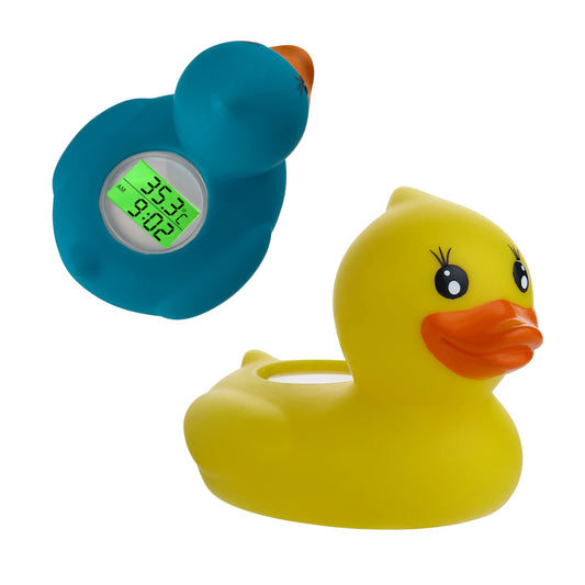 Children's Bath Thermometer, Water Temperature Gauge, Baby Bathtub, Bath Tub, Duck Thermometer Peaceful Pleasures Health and Wellness YELLOW