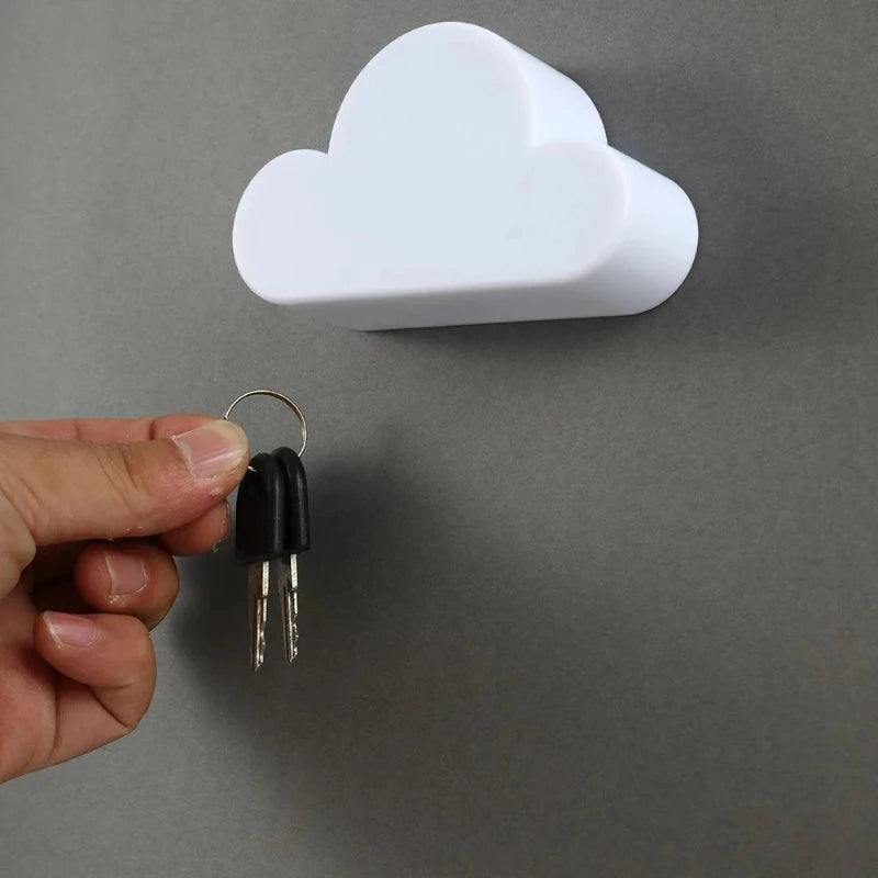 Cloud Magnetic Key Holder – No-Drill Wall Key Organizer