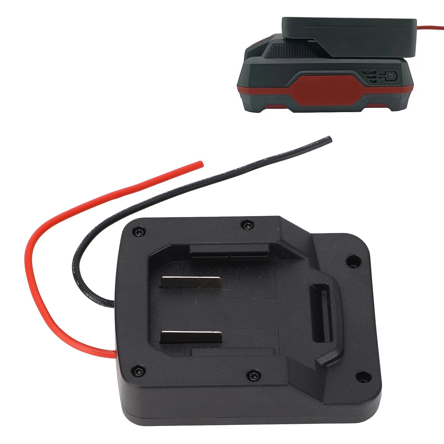 Power Tool Battery Converter Kit Good Compatibility Wide Application Power Tool Battery Adapter Easy Using ABS and PC for Home Peaceful Pleasures Health and Wellness