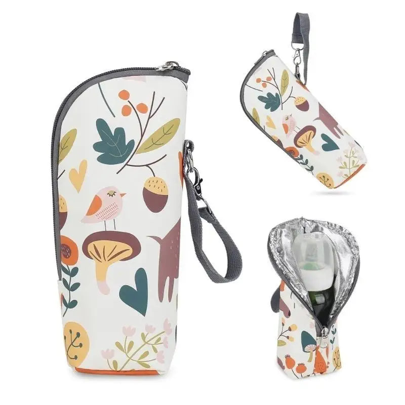 Insulated Baby Bottle Bag | Stroller Organizer & Holder