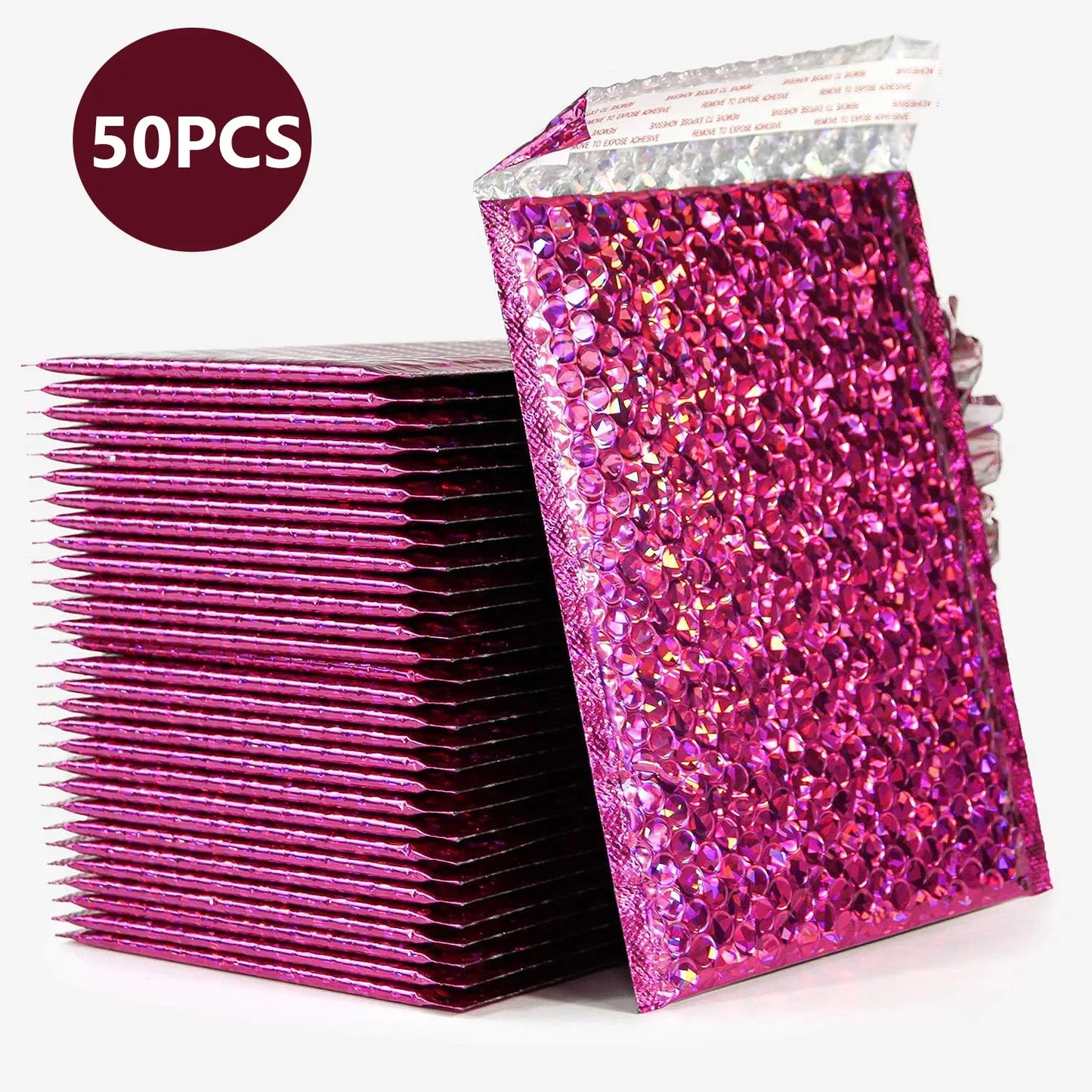 Small Business Supplies Holographic Shipping Bags Laser Packing Bag