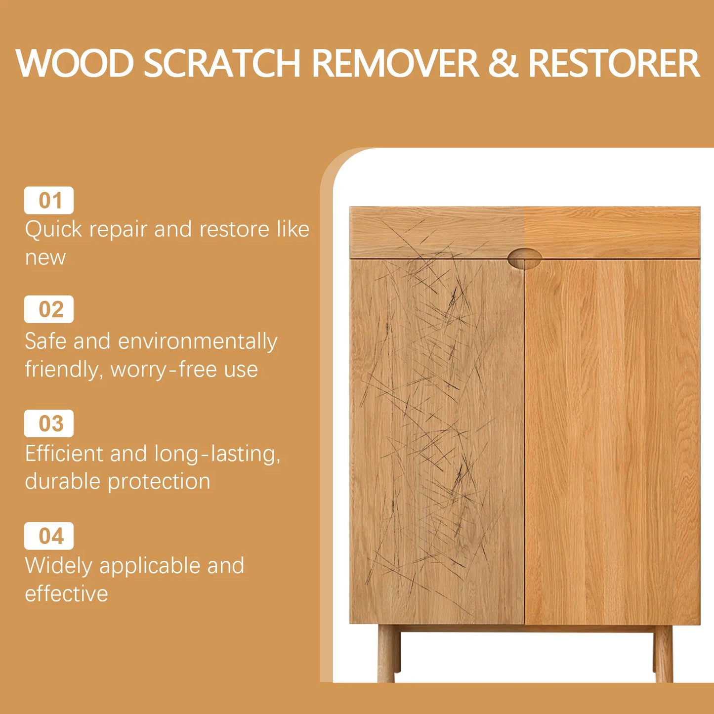 Wood Floor Scratch Repair Kit – Laminate, Hardwood & Bamboo