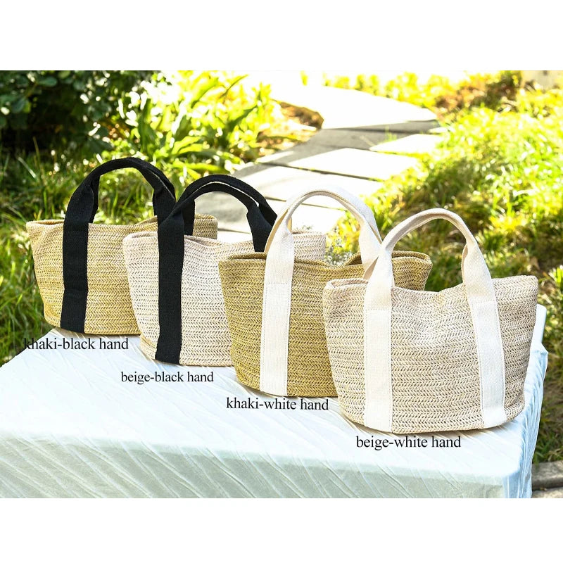 Personalized Beach Straw Tote Bag | Bridesmaid & Bachelorette Gift