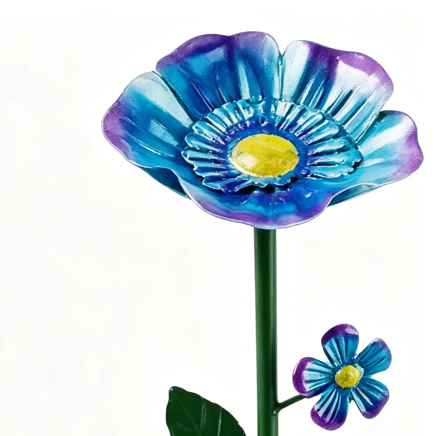 Metal Flower-Shaped Bee & Pollinator Watering Station
