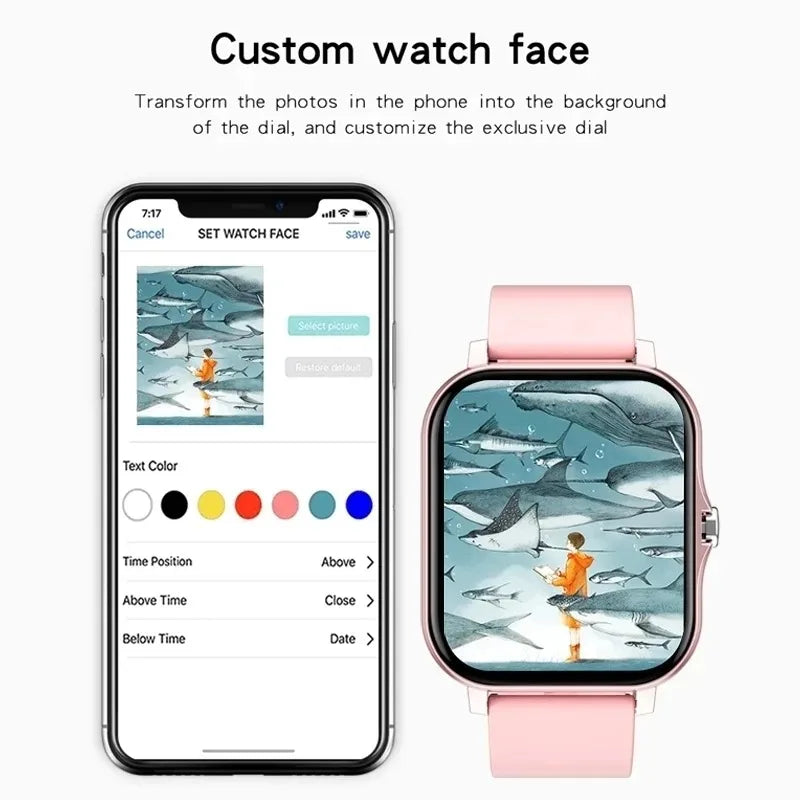 CHAONB Sports Smartwatch | Bluetooth Calling & Fitness Tracker