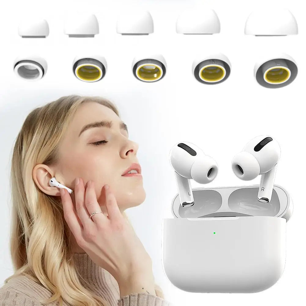 For AirPods Pro3 Earbuds Apple Earbuds Ear Tips Bluetooth Earbuds Ear Cushions Silicone Ear Tips Earphone Covers Peaceful Pleasures Health and Wellness