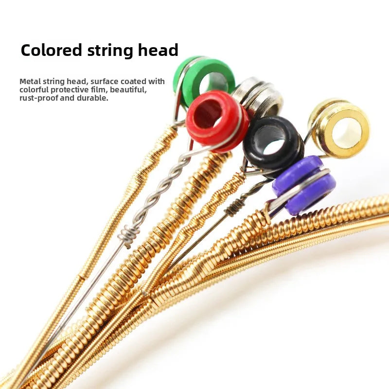 Guitar Accessories Orphee Strings Phosphor Bronze QA Folk 1-6 Acoustic