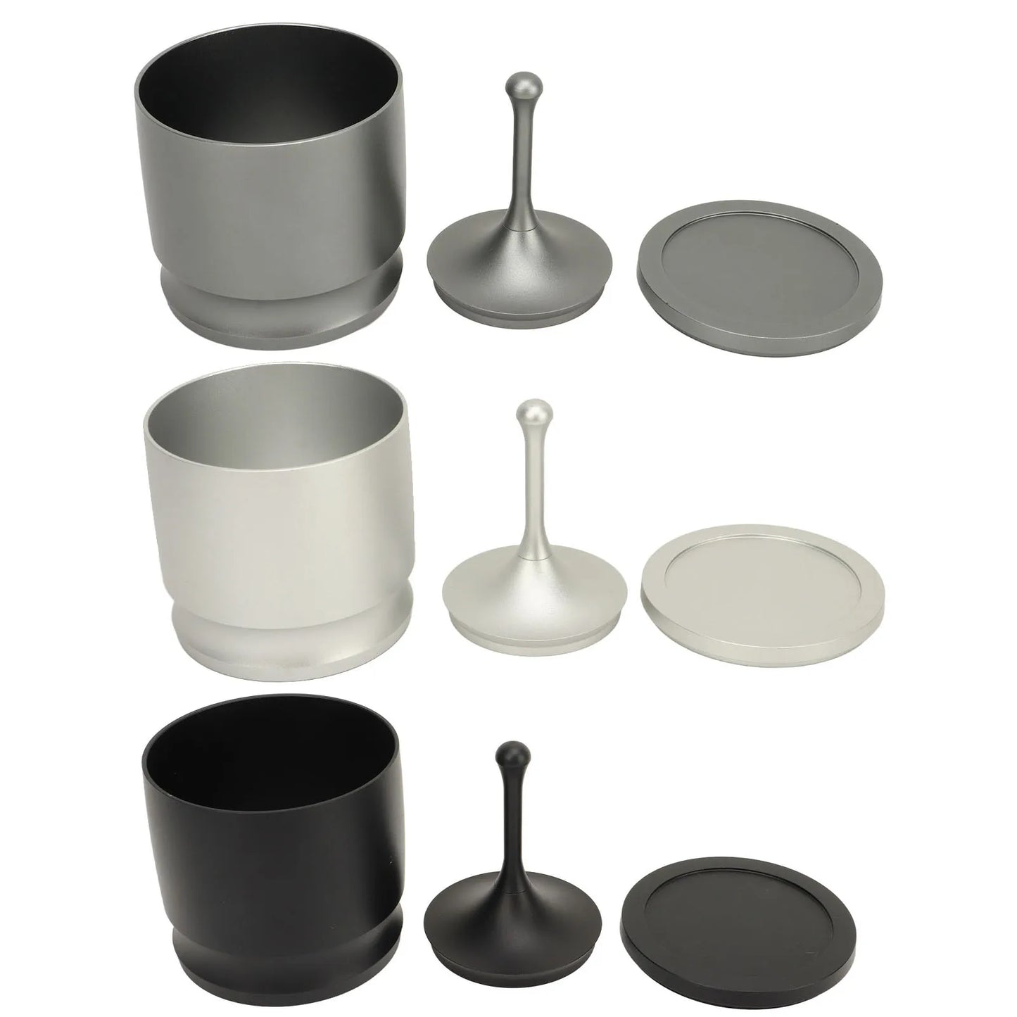 Coffee Supplies Coffee Dosing Cup Dosing Rings Press Aluminum Alloy Anti Flying Coffee Powder Picker Coffee Making Supplies 58mm Peaceful Pleasures Health and Wellness