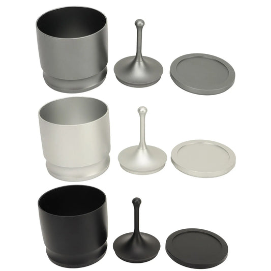 Coffee Supplies Coffee Dosing Cup Dosing Rings Press Aluminum Alloy Anti Flying Coffee Powder Picker Coffee Making Supplies 58mm Peaceful Pleasures Health and Wellness