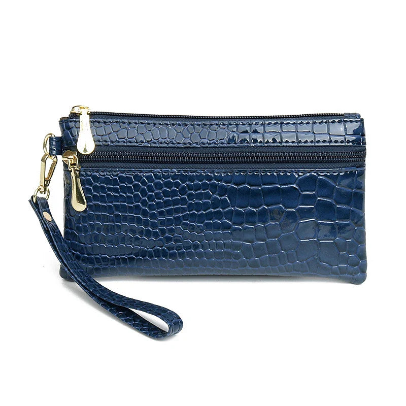 Women's PU Leather Coin Purse | Small Wrist Clutch Wallet