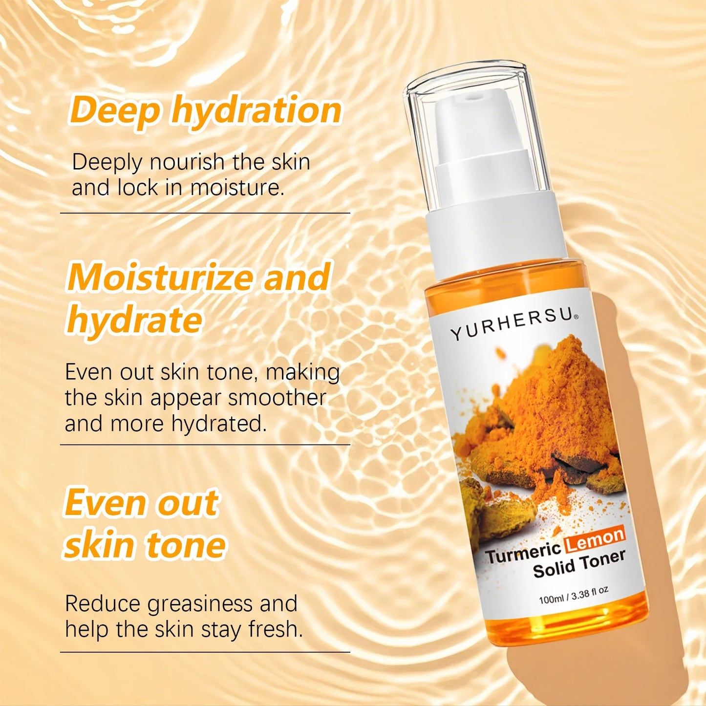 Turmeric Face Serum – Brightening & Even Skin Tone Lotion