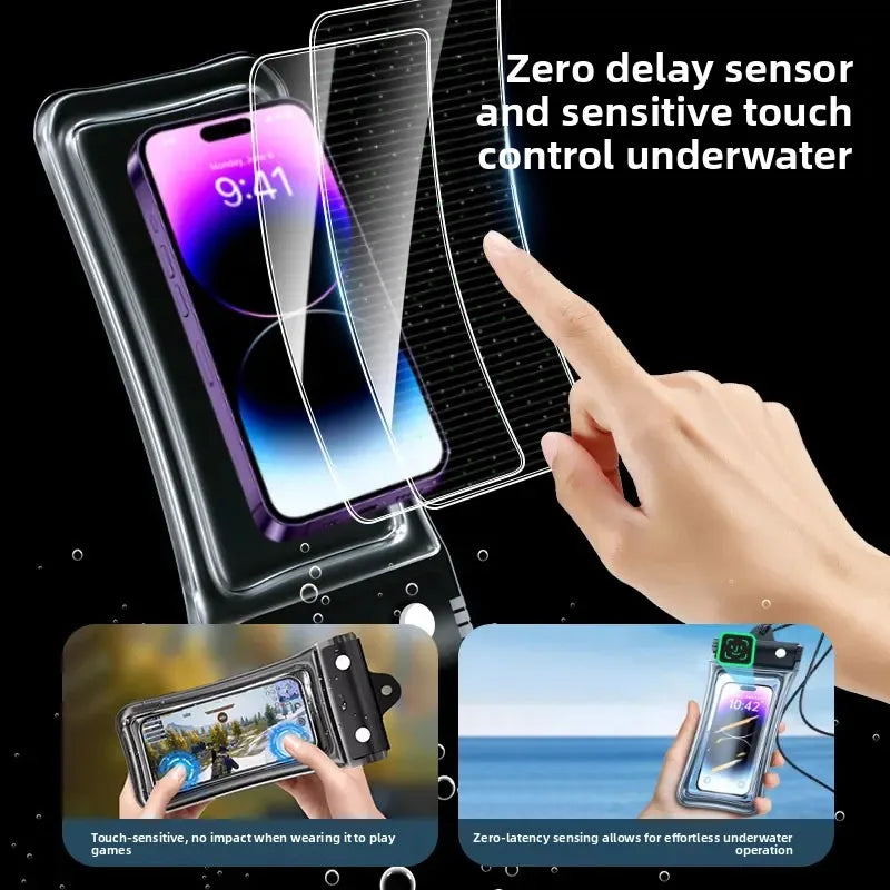 waterproof smartphone case cellphone pouch phone armbands and pouches waterproof phone bag floating phone case under water Peaceful Pleasures Health and Wellness