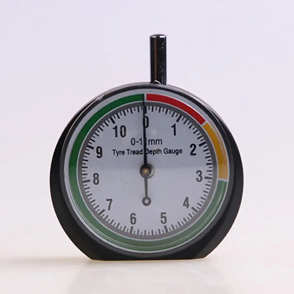 Car Tire Tread Depth Gauge 0-11mm High Accuracy Car Tire Tread Meter Measure Tool ire Wear Indicator Brake Auto Accessories Peaceful Pleasures Health and Wellness