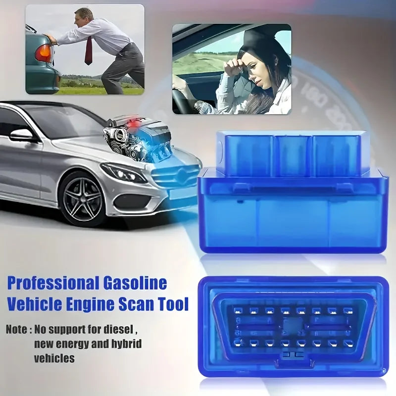 Mini Elm327 V2.1 Obdii Car Diagnostic Scanner Professional Wireless Scan Tool Code Reader Compatible with Android and Windows Interfaces Obdii Obd2 Car Auto Diagnostic Scanner Check Engine Code Reader Wireless Obd Car Code Re Peaceful Pleasures Health and Wellness
