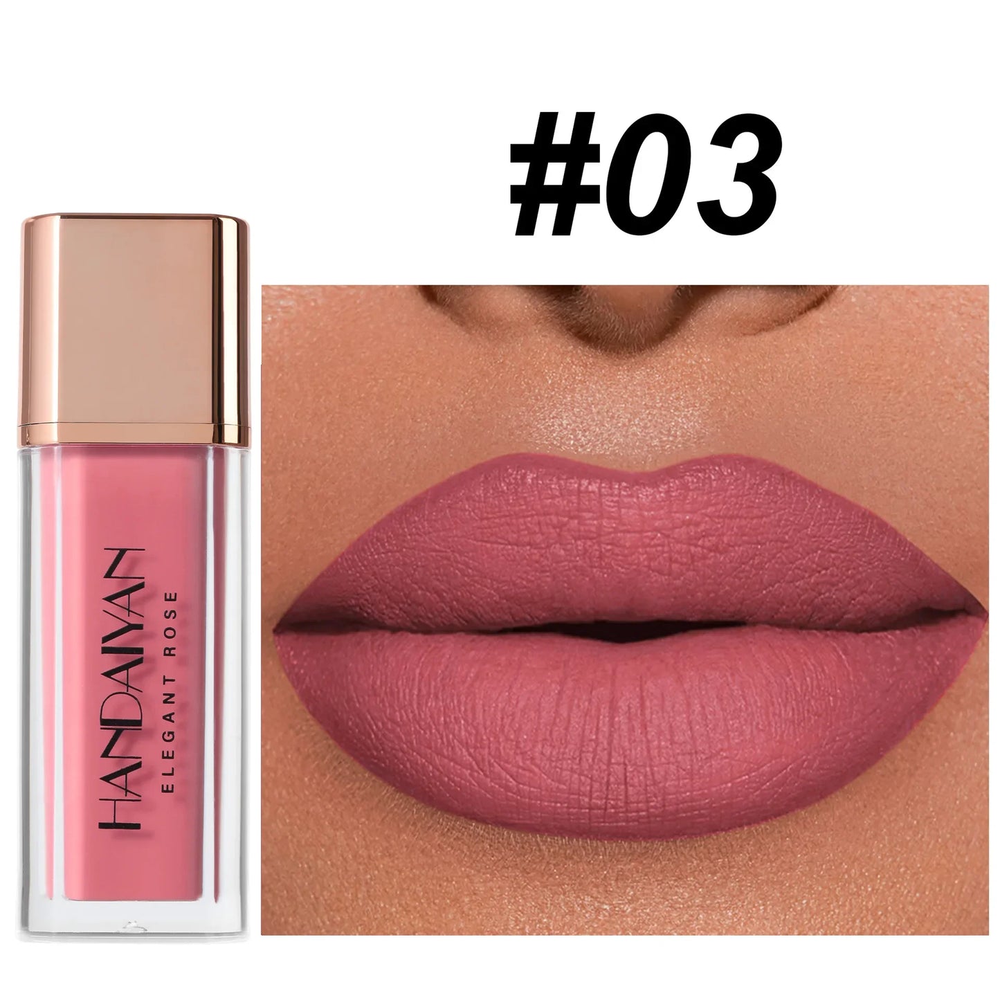 8-Color Matte Liquid Lipstick – Waterproof Long-Lasting Lip Tint