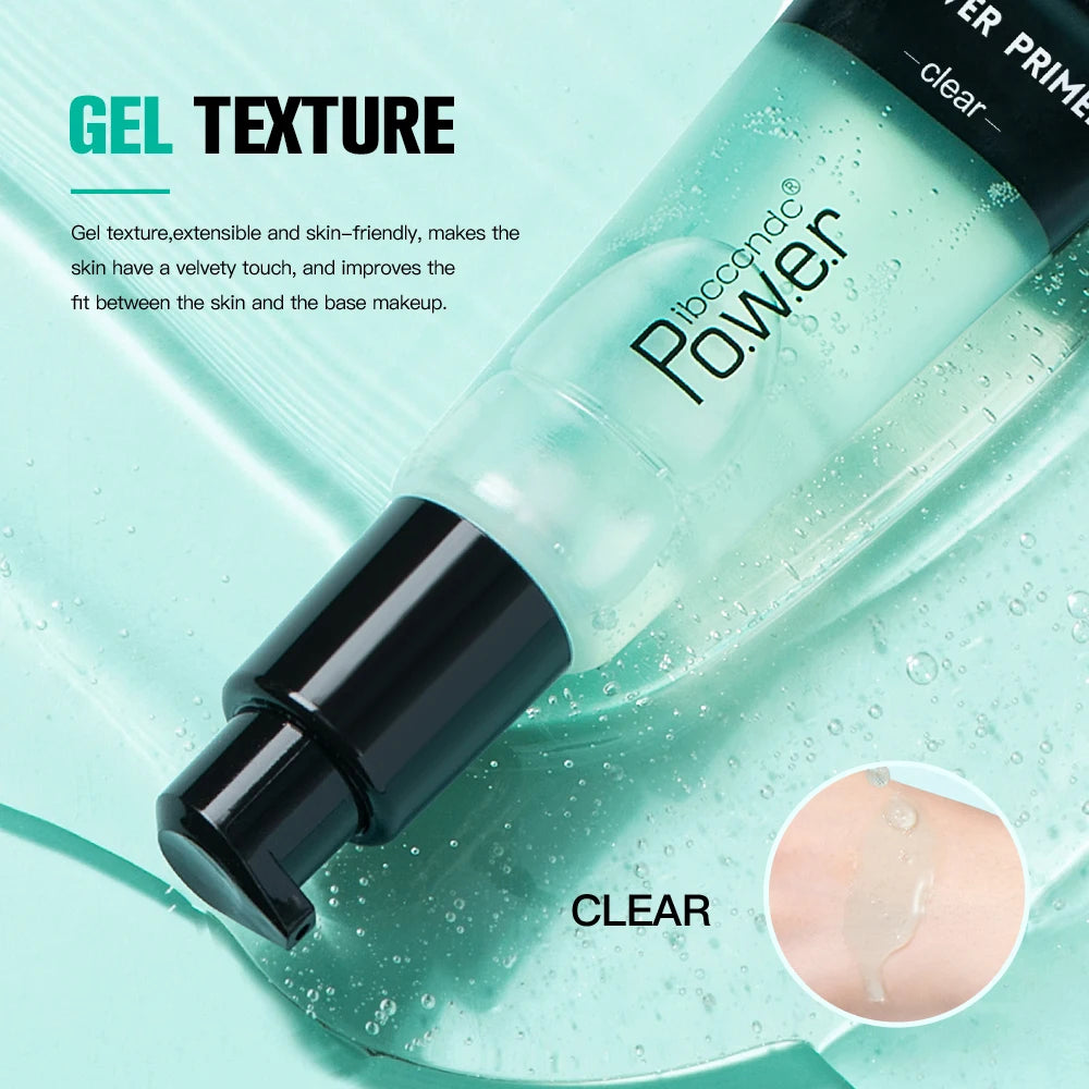 Power Grip Highly Moisturizing Makeup Base Isolation Primer Refreshing Easy To Absorb Invisible Pore Colorless Natural Makeup Peaceful Pleasures Health and Wellness