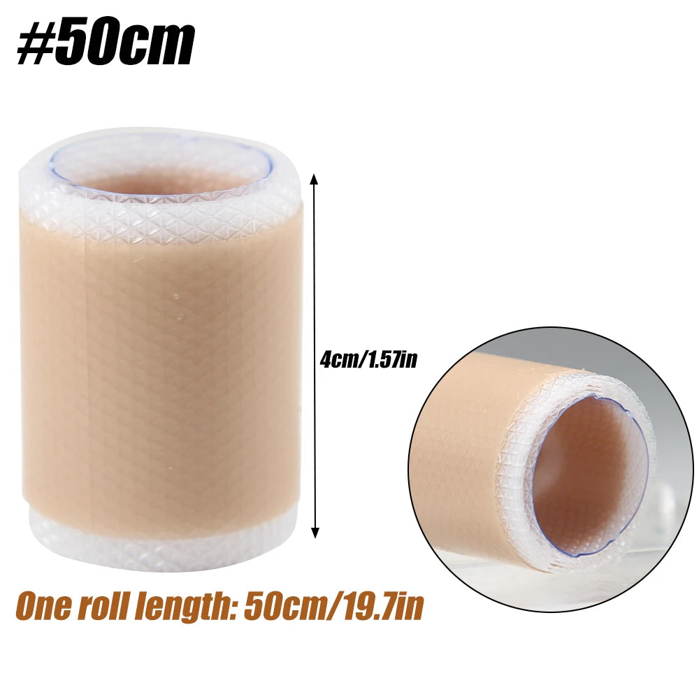 Silicone Scar Tape Roll – Keloid, Surgical & Acne Scar Sheets Silicone Scar Tape Peaceful Pleasures Health and Wellness 50CM-1Roll