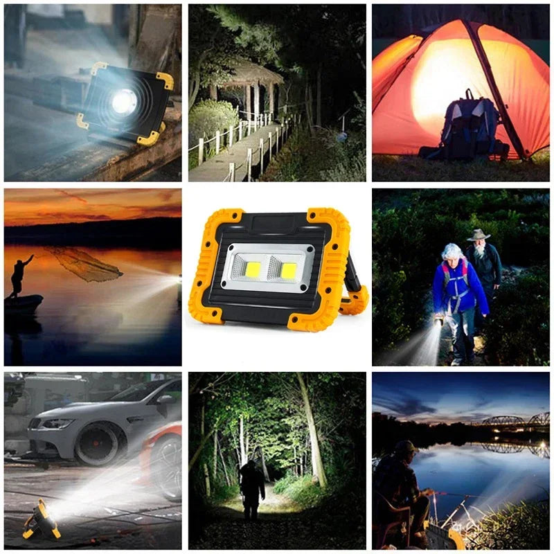 POCKETMAN 100W COB LED Work Light – Rechargeable Flood Lantern