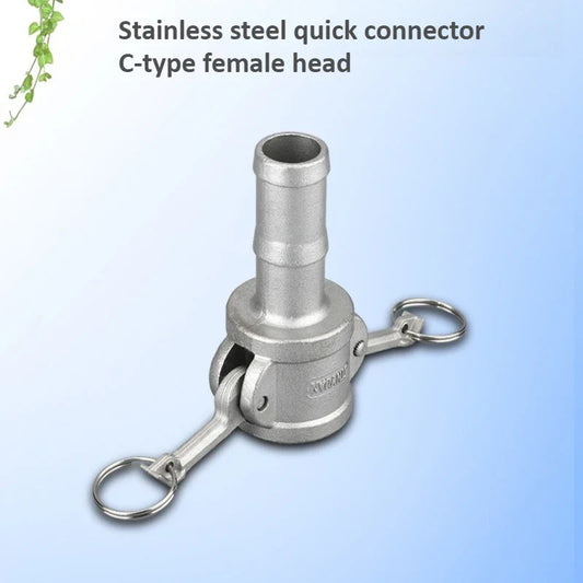 304 Stainless Steel C-Type Quick Connector DN15–DN50 Lever Plug Quick Release Connector Oasis Select