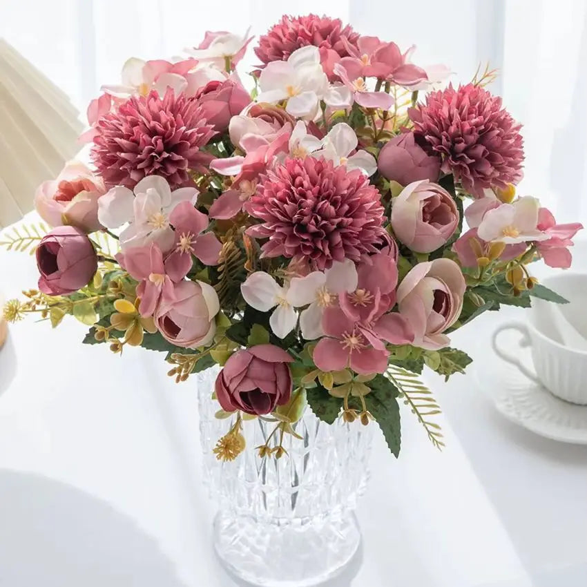 Artificial Silk Hydrangea Ball Flowers – Wedding & Home Decor
