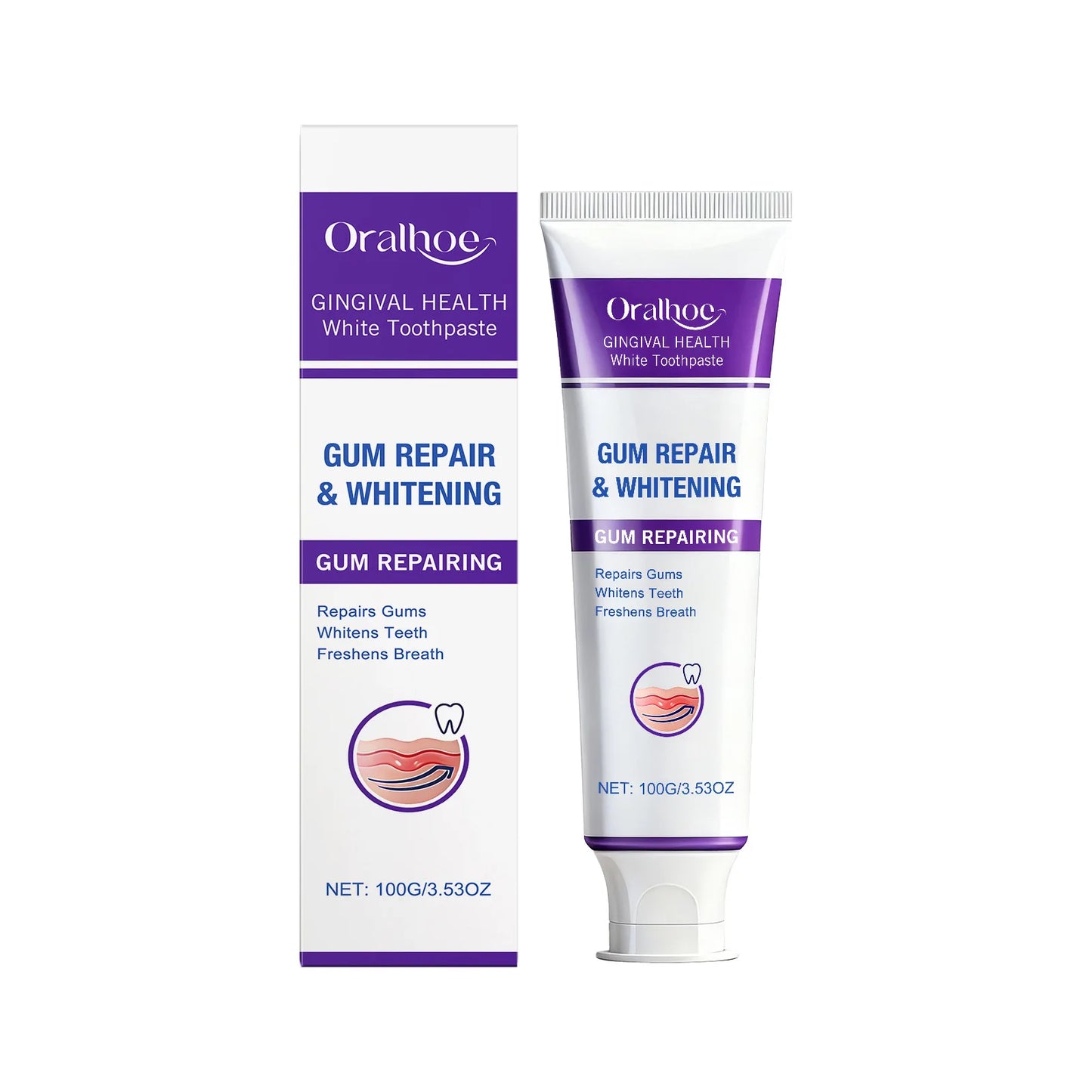 Oralhoe Whitening Toothpaste – Repair, Desensitize & Freshen