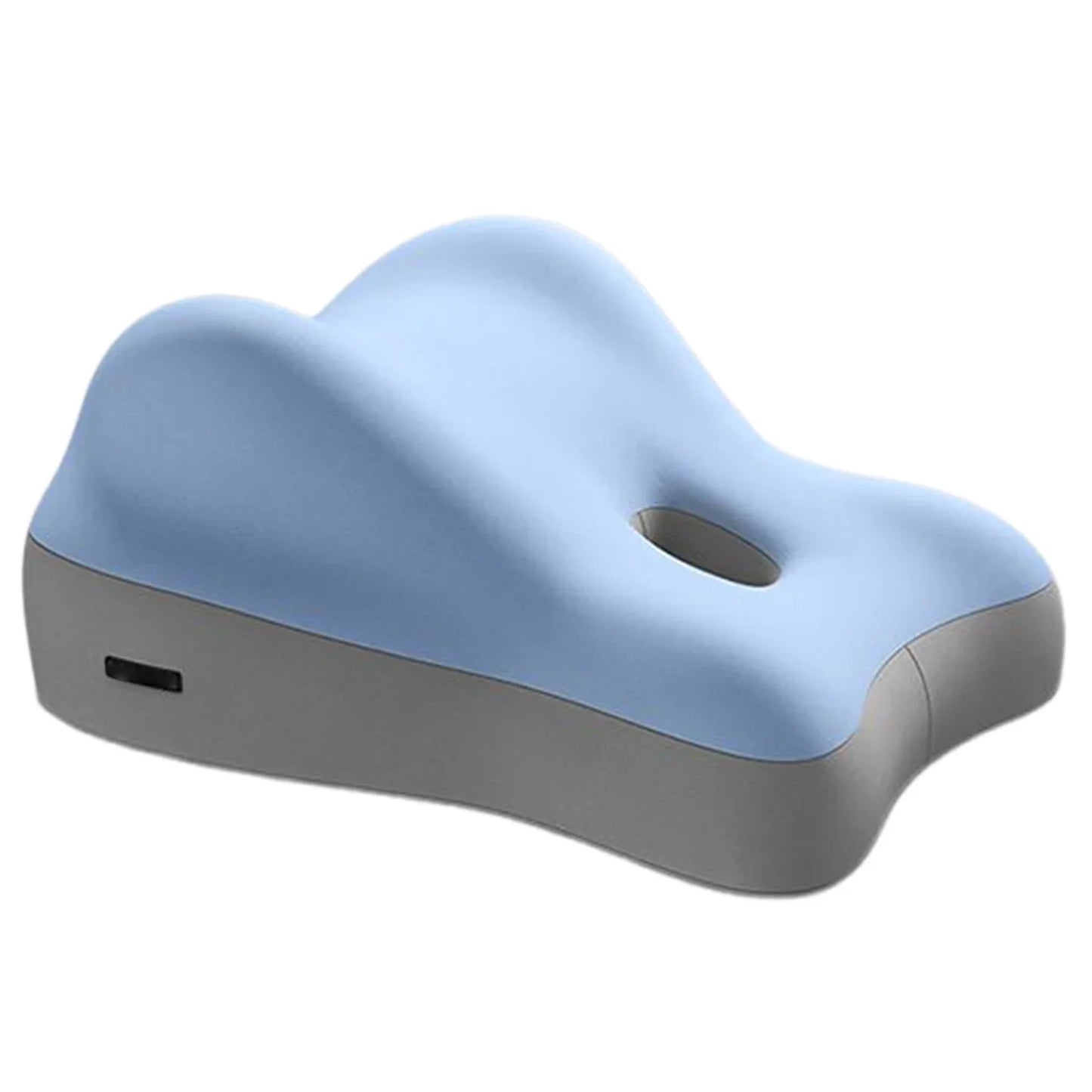Memory Foam Lumbar Cushion Ergonomic Back Support Pillow With Breathable Cover For Office Chair Car Seat Bed Backrest Peaceful Pleasures Health and Wellness Blue