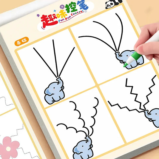 Kids Fun Pen Control Tracing Workbook 35 Pages Preschool Handwriting Peaceful Pleasures Health and Wellness